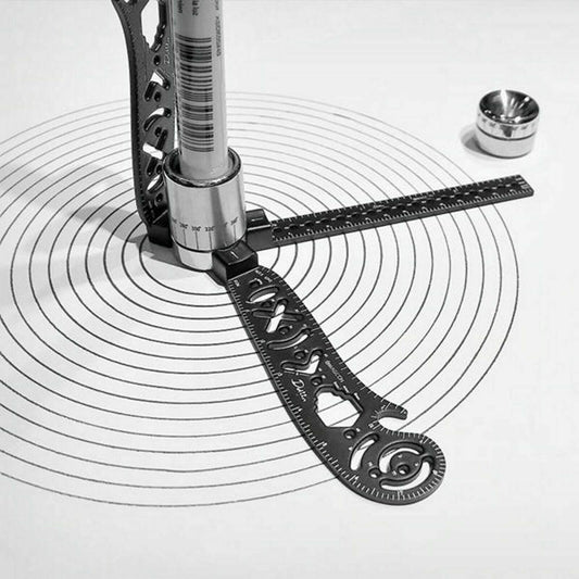 Creative Edc Multi Function Drawing Ruler Stationery Multi Function Drawing Architect
